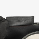 Balenciaga Navy Cabas Small Natural Black Calfskin Cotton Canvas Bag