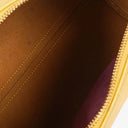 Louis Vuitton Speedy 25 Yellow EPI Leather Handbag
