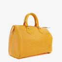 Louis Vuitton Speedy 25 Yellow EPI Leather Handbag