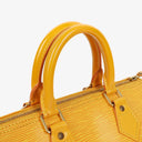 Louis Vuitton Speedy 25 Yellow EPI Leather Handbag