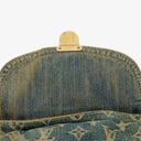 Louis Vuitton Blue Denim Mini Pleaty Monogram Bag