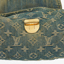 Louis Vuitton Blue Denim Mini Pleaty Monogram Bag