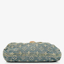 Louis Vuitton Blue Denim Mini Pleaty Monogram Bag
