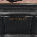Chanel CC Vanity Case Olive Green Iridescent Quilted Patent Leather
