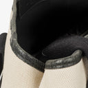 Balenciaga Navy Cabas Small Natural Black Calfskin Cotton Canvas Bag