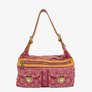 Louis Vuitton Baggy PM Monogram Denim Shoulder Bag