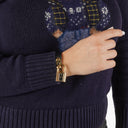 Hermes Kelly Noir Epsom Leather Gold Plated Watch