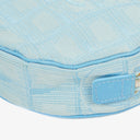 Chanel Nylon Travel Round Blue Pouch