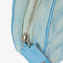 Chanel Nylon Travel Round Blue Pouch