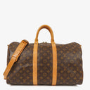 Louis Vuitton Keepall 45 Bandoulière Travel Bag in Monogram Canvas