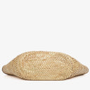 Balenciaga Neutral And Brown Straw Bistrot Panier Bag