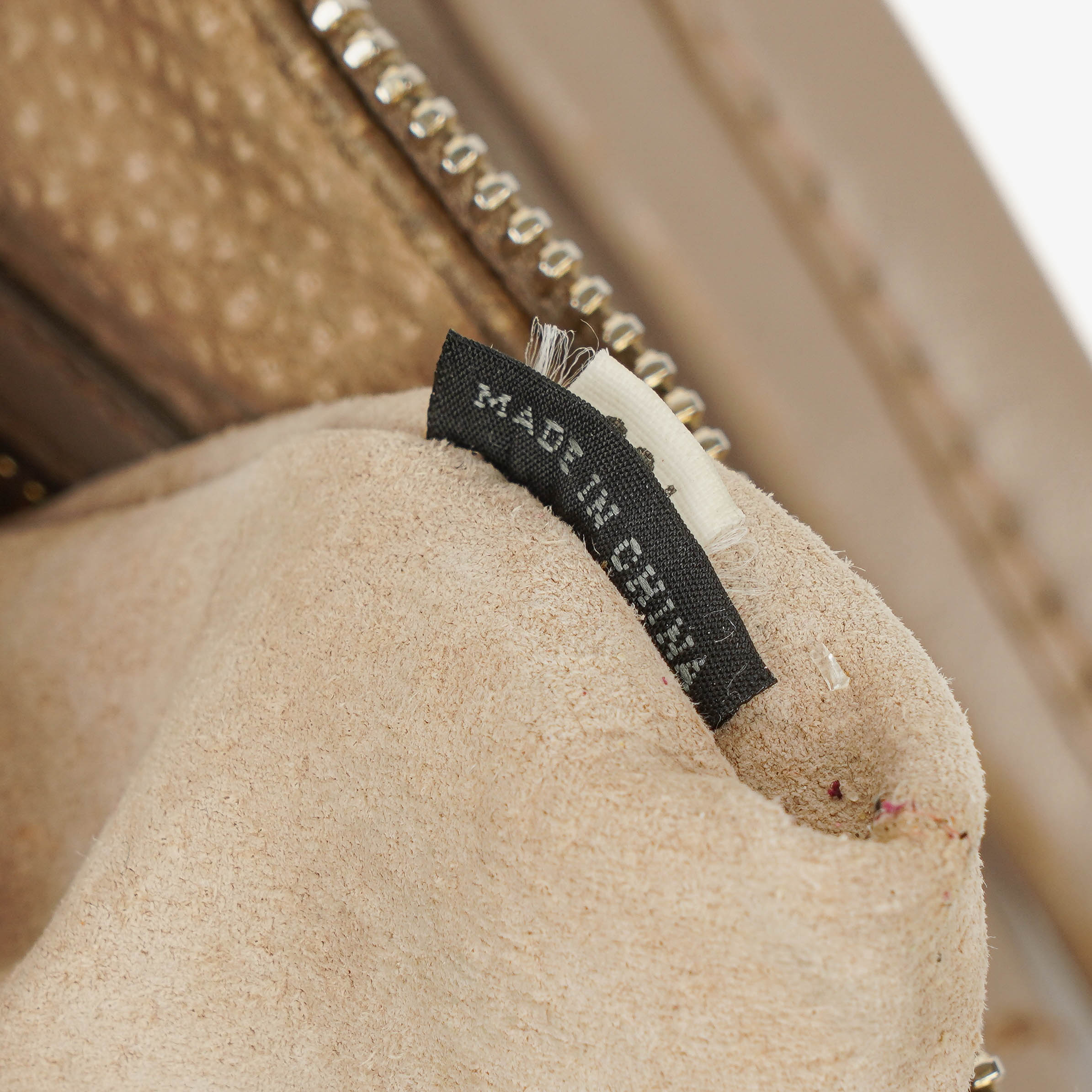 Prada Argilla Soft Calfskin Stitched Shoulder Bag