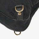 Gucci Black GG Canvas Abbey D-Ring Hobo Bag