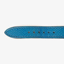 Hermes Kelly Blue Courchevel Leather Gold Plated Watch