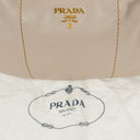 Prada Argilla Soft Calfskin Stitched Shoulder Bag