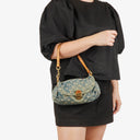 Louis Vuitton Blue Denim Mini Pleaty Monogram Bag