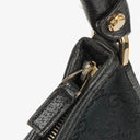 Gucci Black GG Canvas Abbey D-Ring Hobo Bag