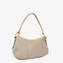 Prada Argilla Soft Calfskin Stitched Shoulder Bag