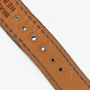 Hermes Kelly Blue Courchevel Leather Gold Plated Watch