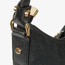 Gucci Black GG Canvas Abbey D-Ring Hobo Bag