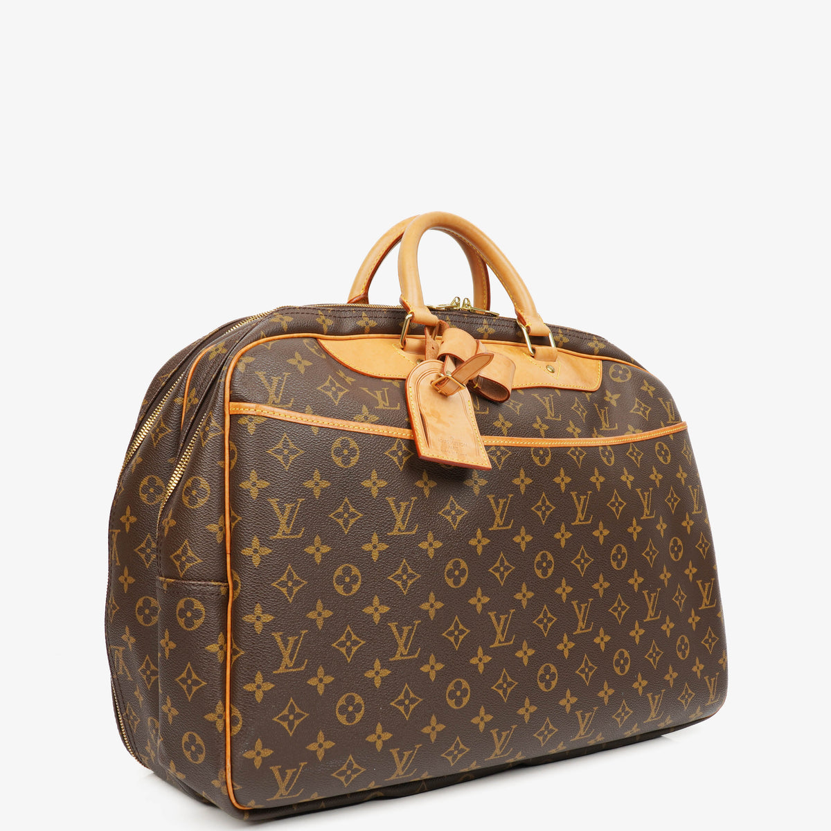 Louis Vuitton Alize 45 Monogram Coated Canvas Travel Bag