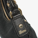 Gucci Black GG Canvas Abbey D-Ring Hobo Bag