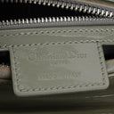 Christian Dior Medium Lady Dior Army Green Cannage Quilted Patent Leather Bag