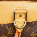 Louis Vuitton Alize 45 Monogram Coated Canvas Travel Bag
