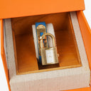 Hermes Kelly Blue Courchevel Leather Gold Plated Watch