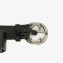 Prada Black Denim And Leather Duffle Travel Bag