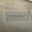 Bolso de cintura Chanel Casual Rock en piel de becerro granulada metálica plateada
