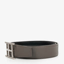 Hermès Grey/Black H au Carré Reversible Belt