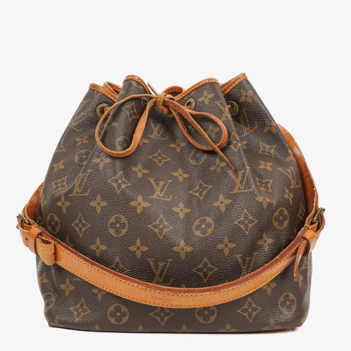 Louis Vuitton Petit Noe Monogram Canvas Shoulder Bag