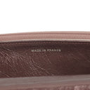 Portefeuille sur chaîne (WOC) 2.55 Reissue en cuir de veau métallisé vieilli matelassé violet Chanel