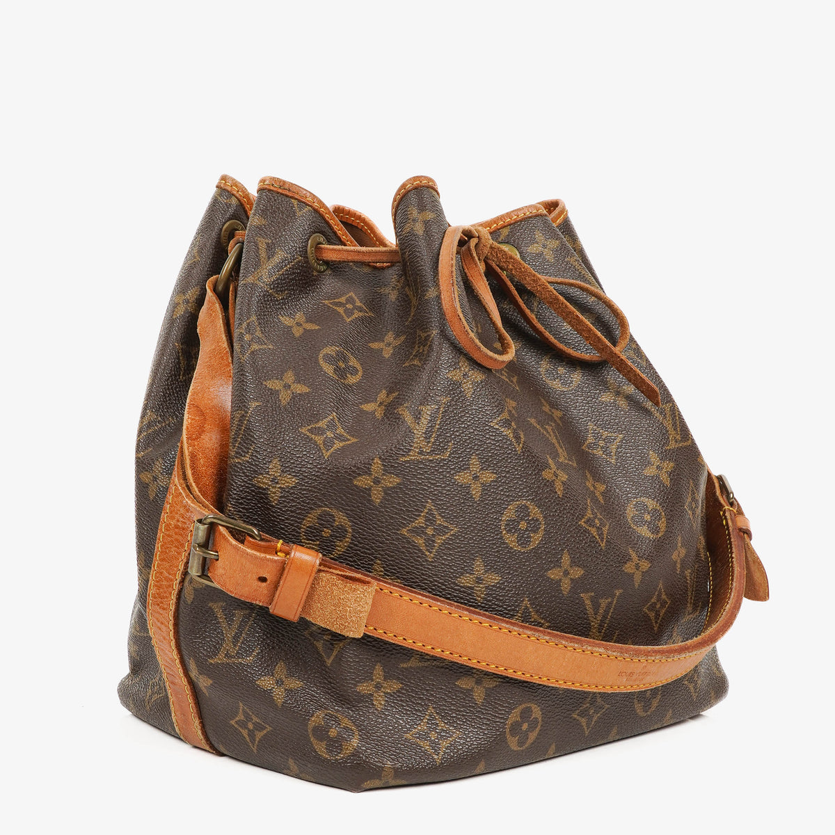 Louis Vuitton Petit Noe Monogram Canvas Shoulder Bag