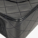 Chanel Classic Double Flap Bag Navy Quilted Lambskin With 24K Gold-Plated Hardware