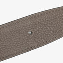 Hermès Grey/Black H au Carré Reversible Belt