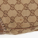 Gucci Brown GG Canvas New Jackie Hobo Bag