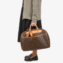 Louis Vuitton Alize 45 Monogram Coated Canvas Travel Bag