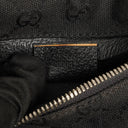 Gucci GG Black Monogram Canvas Belt Bag