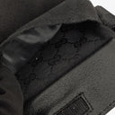 Gucci GG Black Monogram Canvas Belt Bag