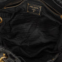 Prada Nappa Gaufre Nero Shoulder Bag
