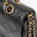 Chanel Classic Double Flap Bag Navy Quilted Lambskin With 24K Gold-Plated Hardware