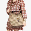 Gucci Brown GG Canvas New Jackie Hobo Bag