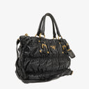 Prada Nappa Gaufre Nero Shoulder Bag