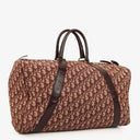 Christian Dior Trotter Vintage Beige/Burgundy Boston Bag