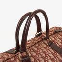 Christian Dior Trotter Vintage Beige/Burgundy Boston Bag
