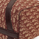 Christian Dior Trotter Vintage Beige/Burgundy Boston Bag