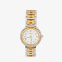 Hermes Clipper Quartz Watch Two-Tone Stainless Steel