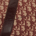 Christian Dior Trotter Vintage Beige/Burgundy Boston Bag
